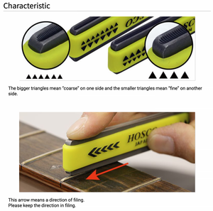 Hovedbilde Fret Crowning File - large -r&oslash;d