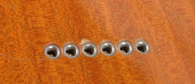 Hovedbilde Vintage strengestopper - gull - 10mm - 6 stk
