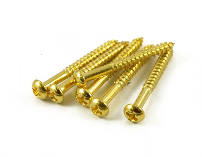 Hovedbilde Skrue for Strat tremolo - gull