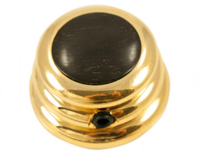 Hovedbilde Ringo knob - gull - ebony inlay