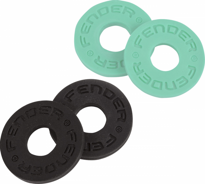 Fender Strap Blocks - 2 svarte 2 surf green