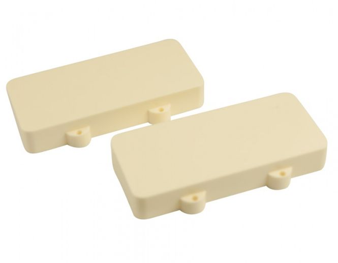 Hovedbilde Mikrofondeksel for Fender Jazzmaster uten hull - aged white