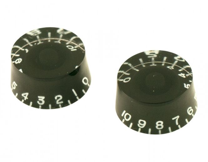 Hovedbilde Gibson type ratt - Left Hand - 2 stk - svart
