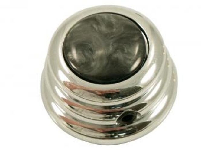 Hovedbilde Ringo knob - krom - Black Pearl