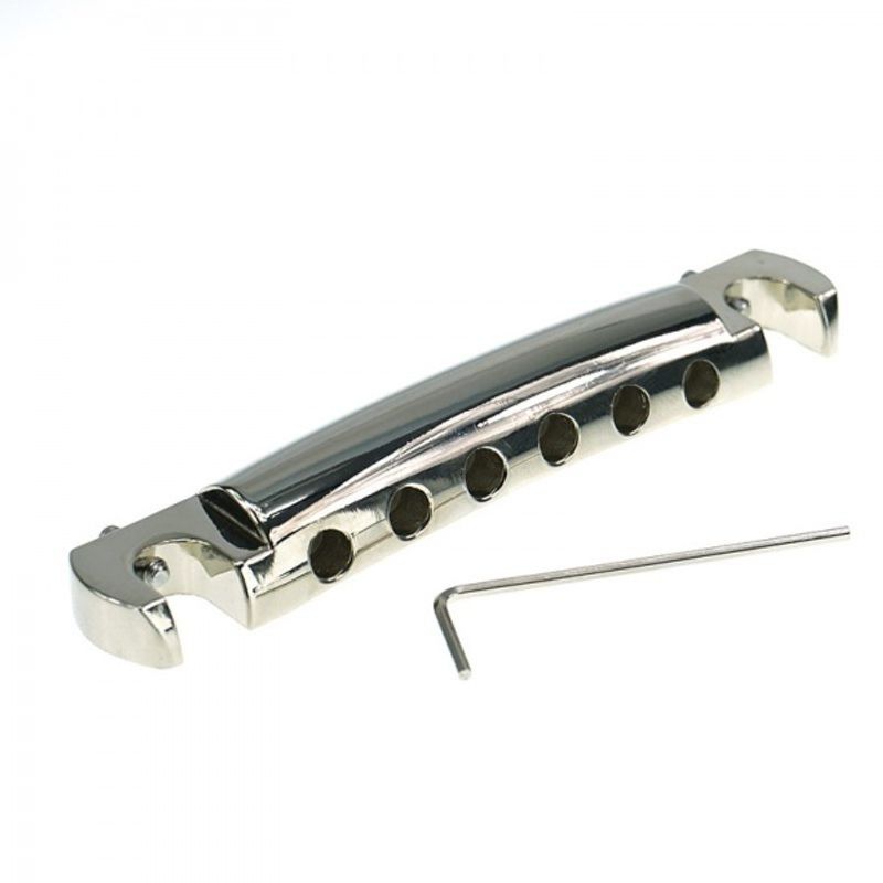 Faber® TWP-59 Vintage Spec ALU Wraparound Tailpiece - Nikkel